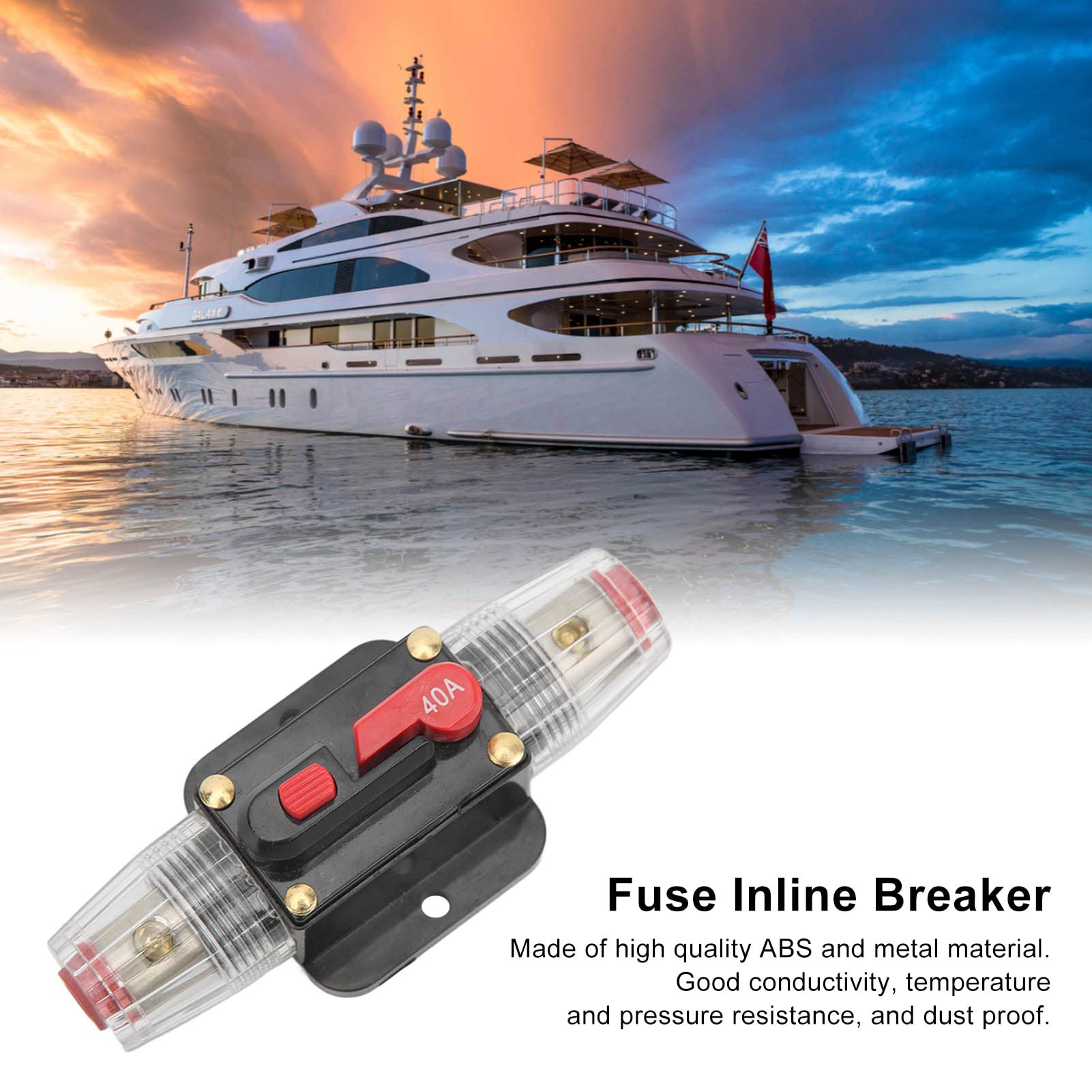 Interruttore Di Circuito Ripristinabile 12V-48V | Portafusibile Auto E Barca Fino A 60A - Foto 11