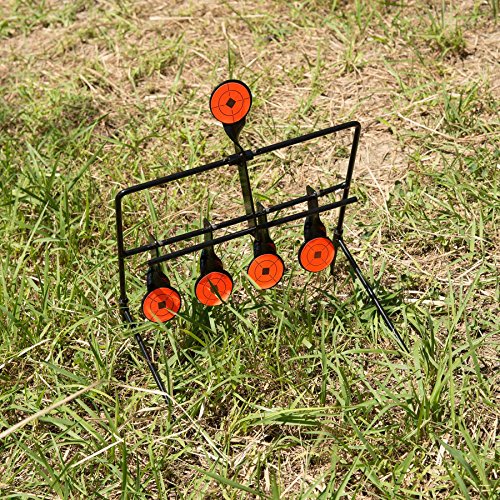 Hiram Resetting Target With Portable Design And Shooting Spots, Rated For .22 .177 Caliber (10.2” X 13.5” X 7.8”) #TOP2