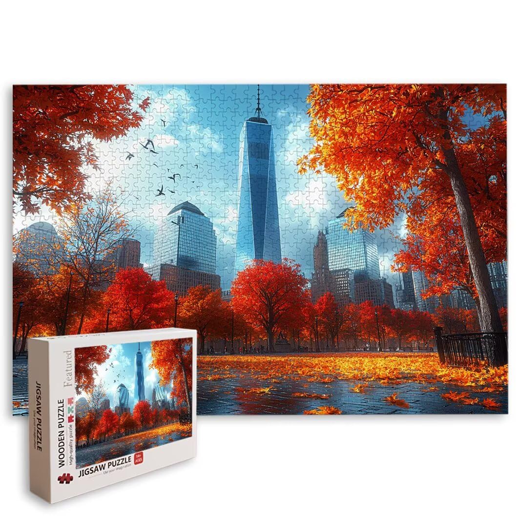 Puzzle 3000 elementów, Nowy Jork, puzzle dla dorosłych, drewniane puzzle