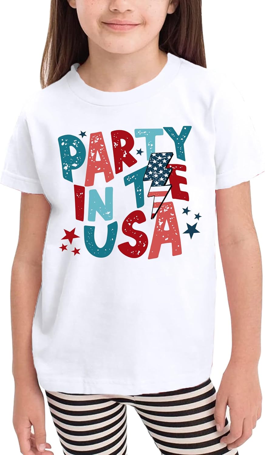 Toddler American Flag Tshirt for Boys Girls Patriotic Tops Kids 4th of July Outfits Tee USA Short Seleve - Image 3