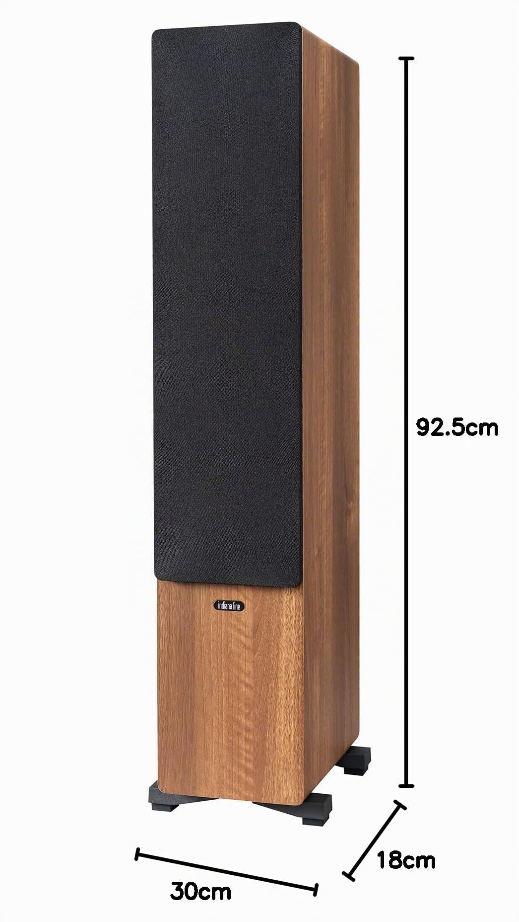 Indiana Line Tesi 661 L diffusore da pavimento - coppia (noce)