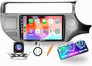 for Kia Rio 2016-2017 RHD Car CarPlay Android Auto Navigation Stereo GPS Radio Reverse Camera Display 9" IPS Touchscreen Headunit Tablet Pad Media Player, if Applicable Quad Core 4G+64G