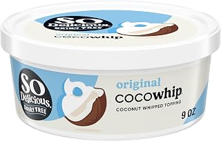 So Delicious Dairy Free CocoWhip Original Vegan Whipped Topping, Non-GMO, 9oz Tub - Coconut Cream Delight