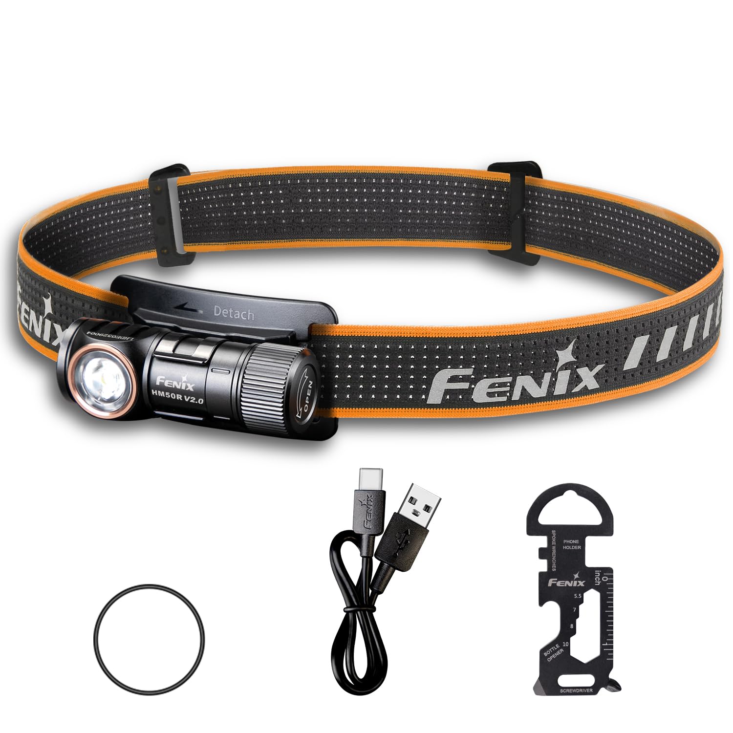 FENIX HM50R V2.0 LED-Stirnlampe, 2-in-1, 700 Lumen, Reichweite 138 m
