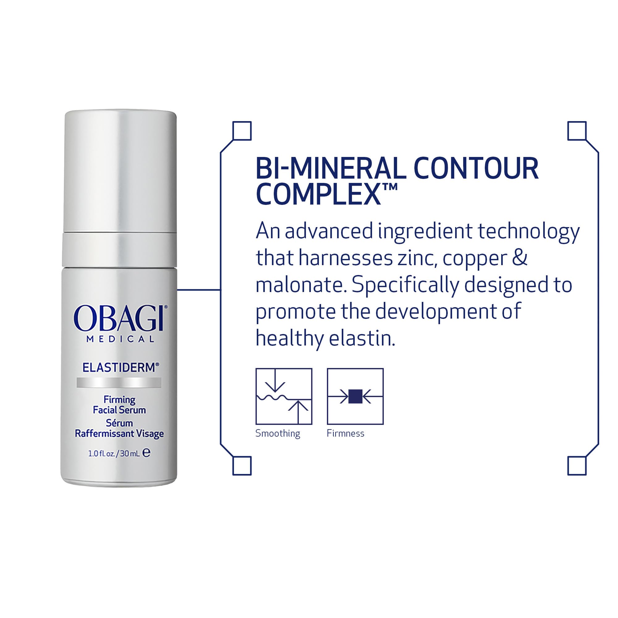 Obagi ELASTIderm Facial Serum – Firming Face Serum with Patented Bi-Mineral Contour Complex Clinically Proven to Target Signs Of Skin Aging