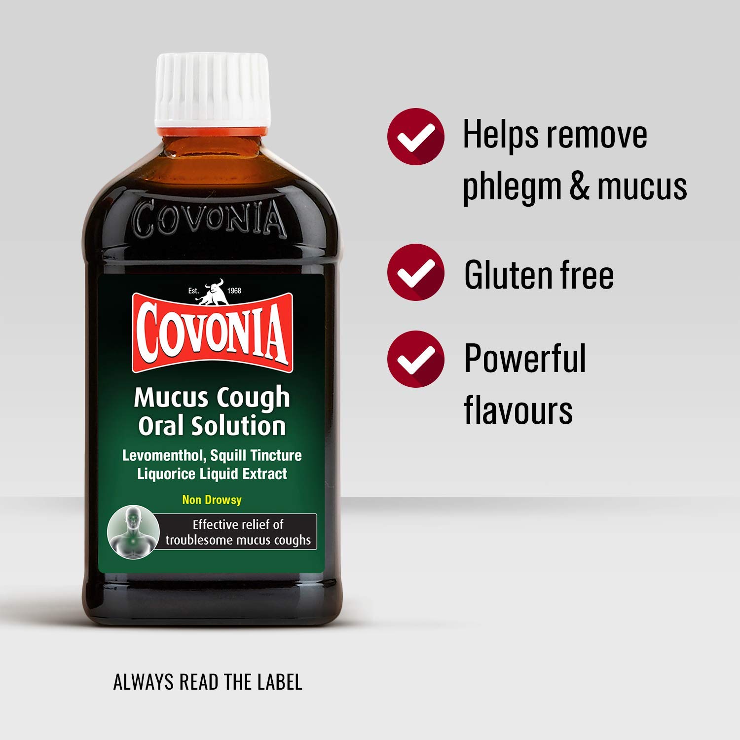 Covonia Mucus Cough Oral Solution for Mucus Cough, Effective Relief Of