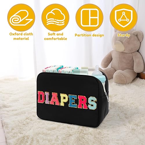 Miniatura 5 de Bolsa de pañales de gran capacidad, organizador de pañales de fácil acceso para bebés, organizador de accesorios para exteriores