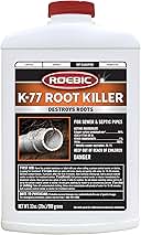 Roebic K-77 Root Killer: Clears Pipes, Stops New Growth, Works for Sewer and Septic Systems - 32 Ounce