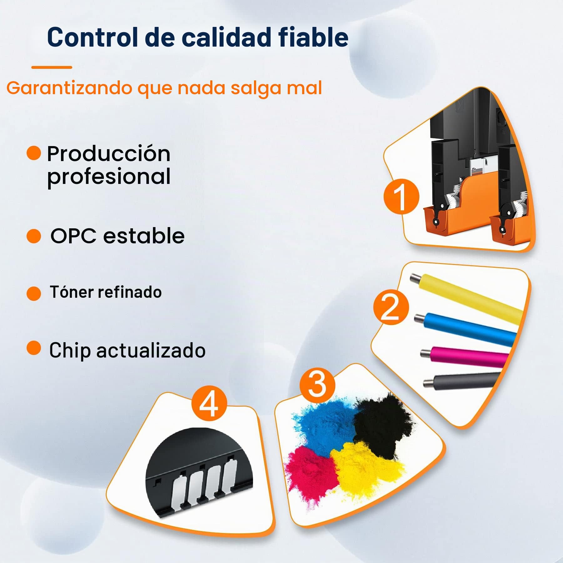 ColorKing 117A con Chip tóner Compatible para HP 117A MFP 178nw 179fnw | Compatible de HP Color Laser MFP 178nw 179fnw 150nw 150a (Negro/Amarillo/Cian/Magenta)