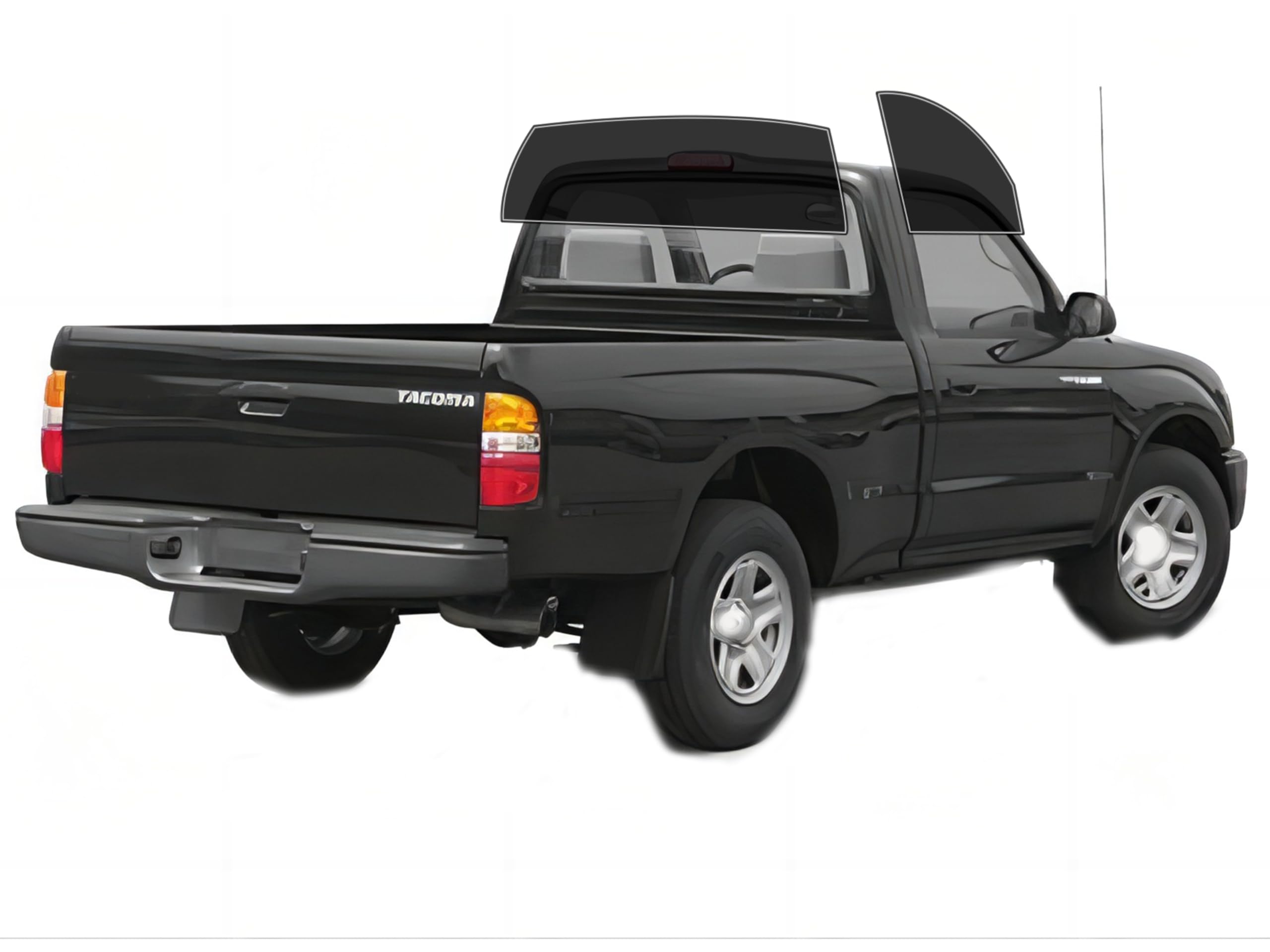 AUTOTEK Precut Windows Tint Film All Sides Cars Sun Blocking Protection Privacy Anti Shatter Glass 2 Ply Film Any Tint Shade kit for Toyota Tacoma Regular 1995-2004