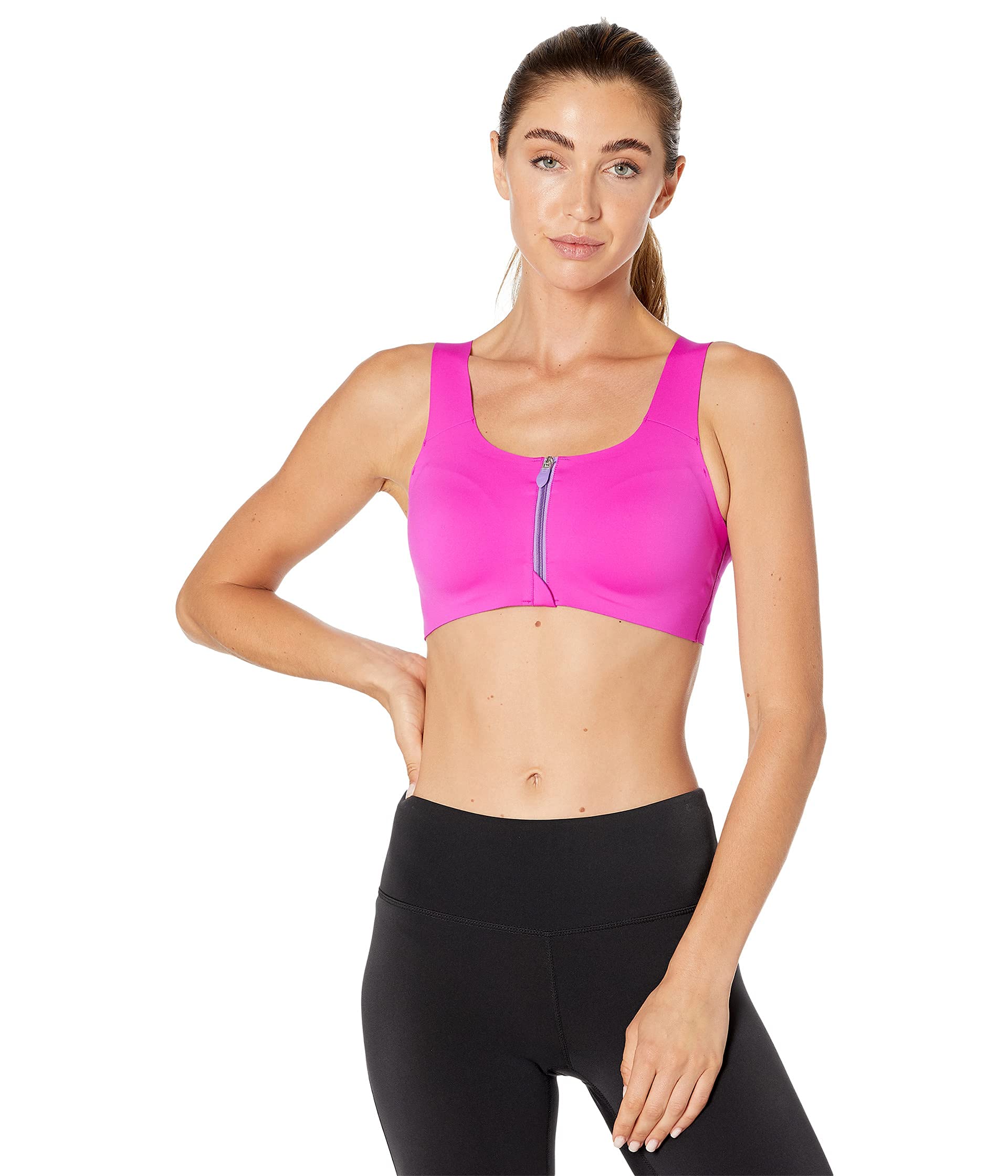 Brooks Dare - Reggiseno con cerniera incrociata