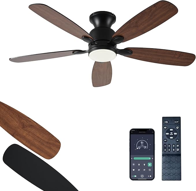 Ventilador de Techo 52 Pulgadas Con Luz y Control Remoto 110 miniatura 8