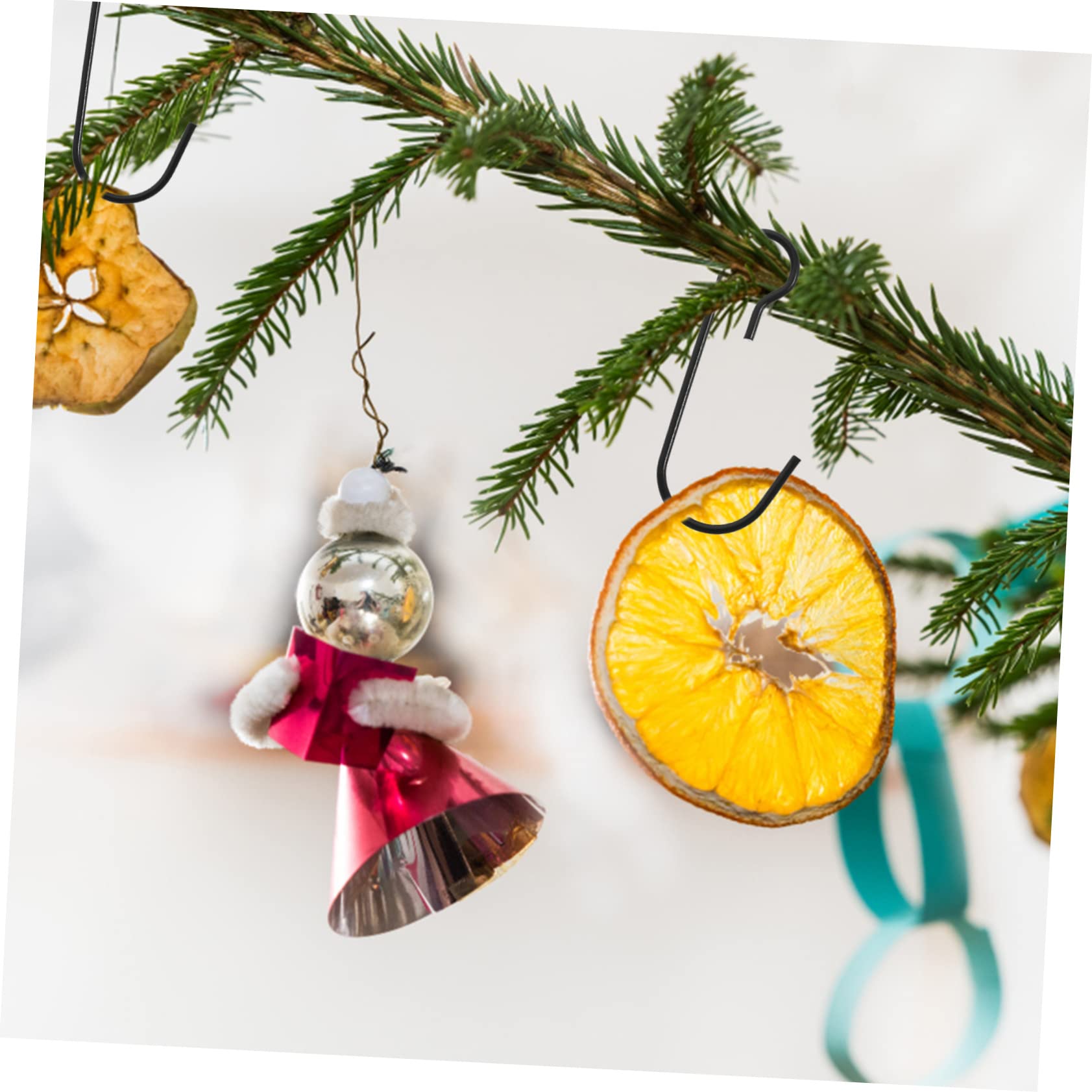 Amosfun 4 Ensembles Crochets pour Sapin De Noël Crochets pour Décorations De Sapin De Noël Boules De Ornements Boules De Supports De De en Vrac s 120 pièces * 4