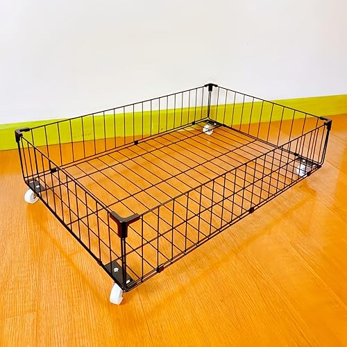 4 Pack Larger Under Bed Storage With Wheels,Rolling Under Bed