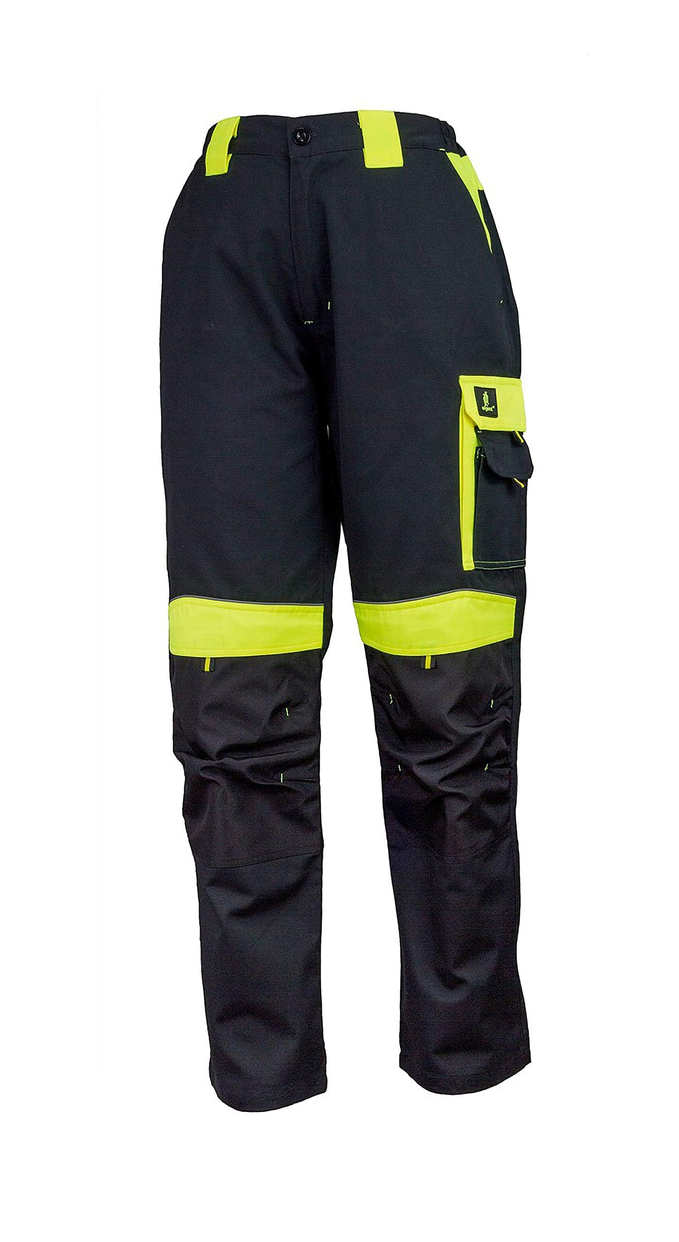 URG Pantaloni da lavoro, pantaloni da lavoro, pantaloni da lavoro, pantaloni ad alta visibilità, colore giallo Cargo Y-SP