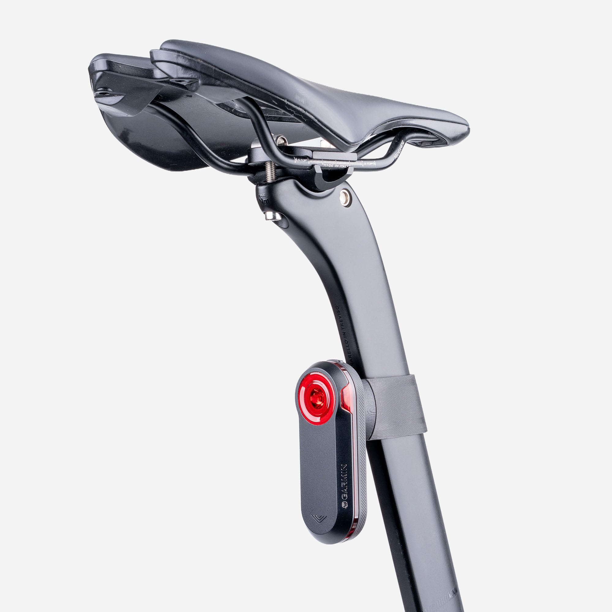 Supporto Radar per reggisella Pinarello Dogma F - Compatibile con Garmin Varia 515 (morsetto)