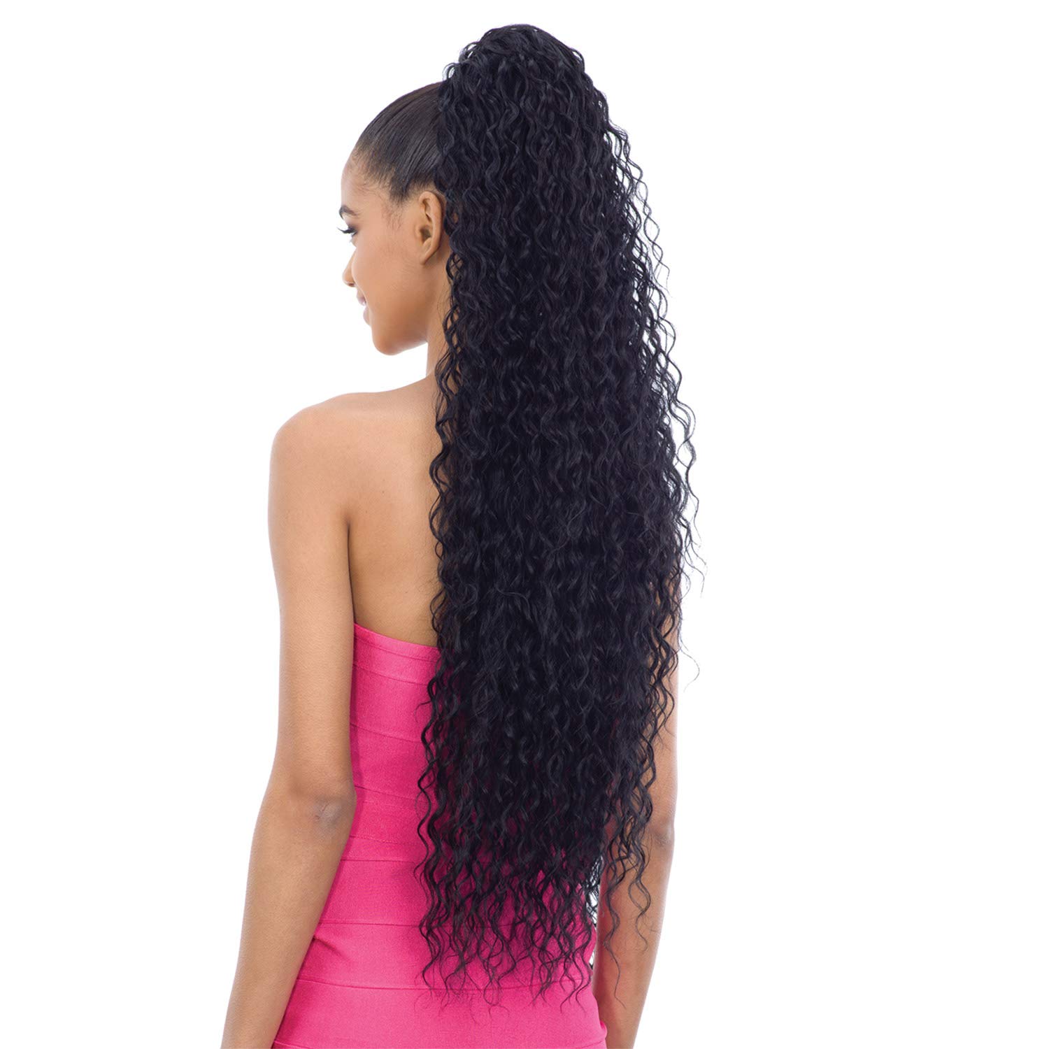 Free Tress Equal Drawstring Ponytail Crush Girl 36" (2)