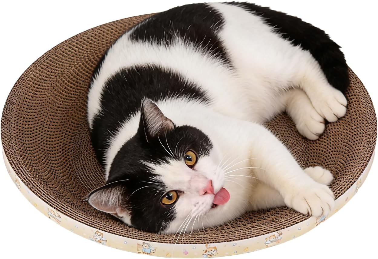 Scratching Board for Cats, Toy for Sharpening Pets Claws – Sofa Type Scratcher – for Bedroom Apartment Play Area Balcony Room Corner and Study