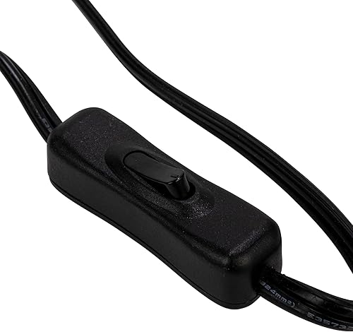 Miniatura 7 de Bloomingville Lámpara de mesa articulada de metal de 11.25 pulgadas con interruptor en línea para bombilla de 40 vatios máximo, color desnudo