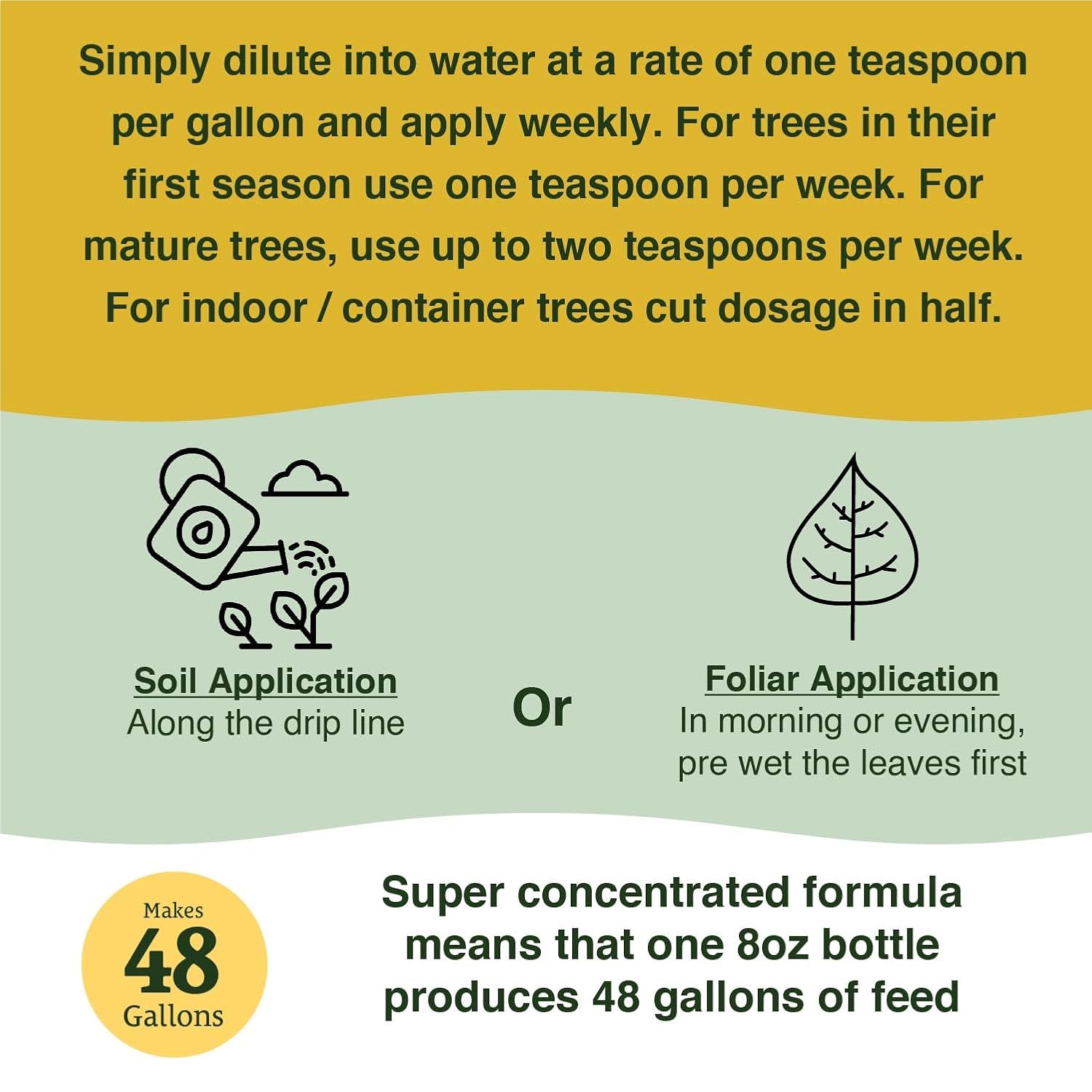 Farmer's Secret Citrus Tree Booster Fertilizer - Super Concentrated - Formulated for All Citrus Trees Including All Types of Lemons, Limes, and Oranges - Outdoor and Indoor / Container Trees (8oz) - Image 5