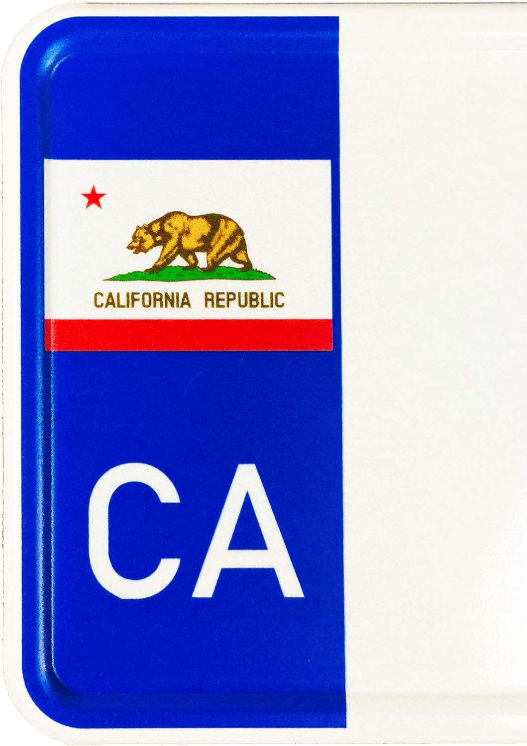 Custom European Style US State License Plate