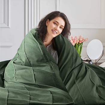Amazon.com: NEXHOME PRO 100% Washed Cotton Duvet Cover Twin