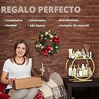 Vista 5 de Organizador de Maquillaje para Tocador, Organizador de Perfumes Negro Dorado para Cómoda, Organizadores de Encimera de Baño de 2 Niveles, Estante