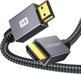 HDMI ケーブル2.1【3M/8K60Hz】iVANKY 8K HDMI2.1規格 PS5/PS4/3,Xbox, Nintendo Switch, Apple TV, Fire TVなど適用 48Gbps 8K60Hz/4K120Hz/HDR/3D/イーサネット対応 テレビ ハイスピードプレミアム