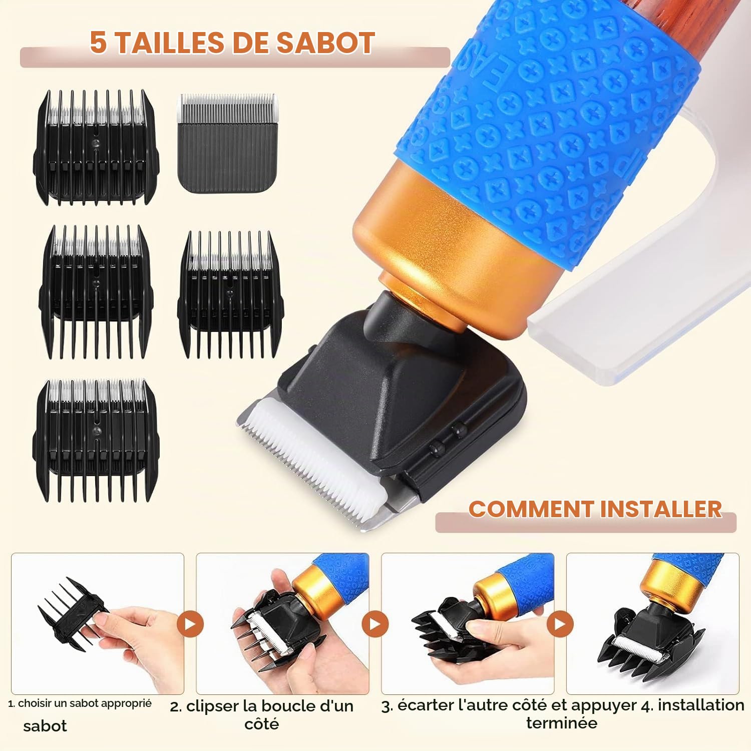 Tondeuse à Tapis Électrique 200W Vitesse Réglable pour Moquette, Tufting et Soins des Animaux