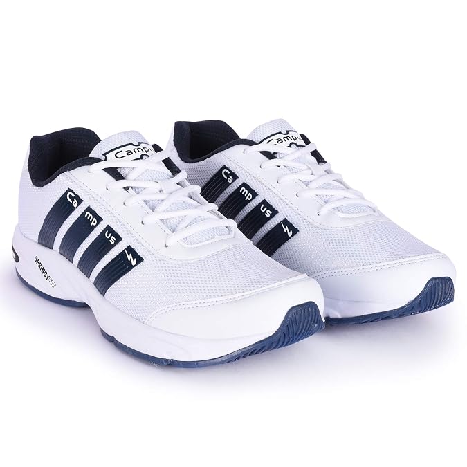 Campus Men's White Bull Running Shoes 