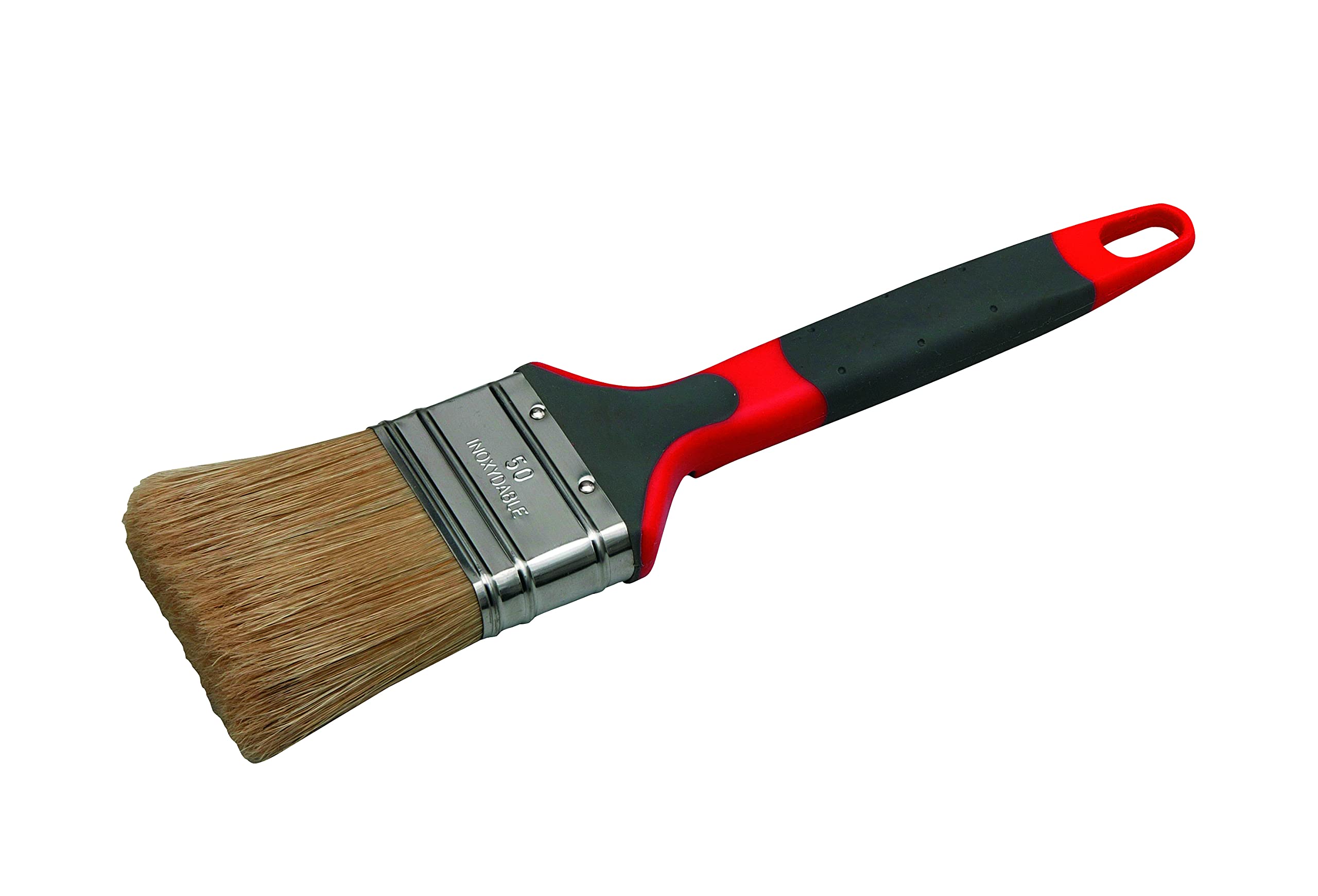 Nespoli Glycero 10300 80 Flat Brush Size 80 mm Medium Soft Touch Red, Norme