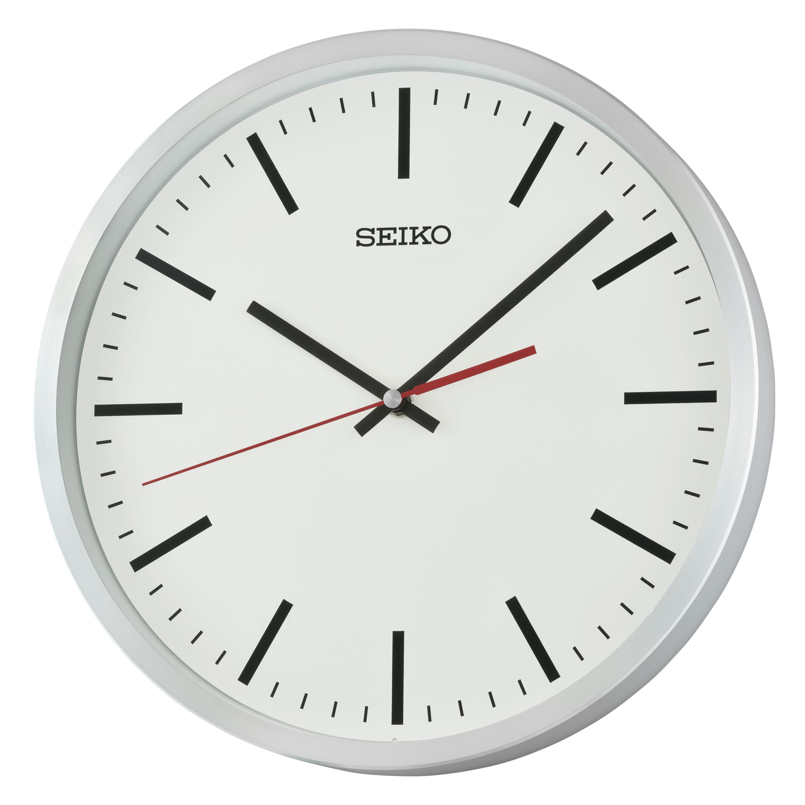 Seiko Clock Wall clock Silver Aluminium