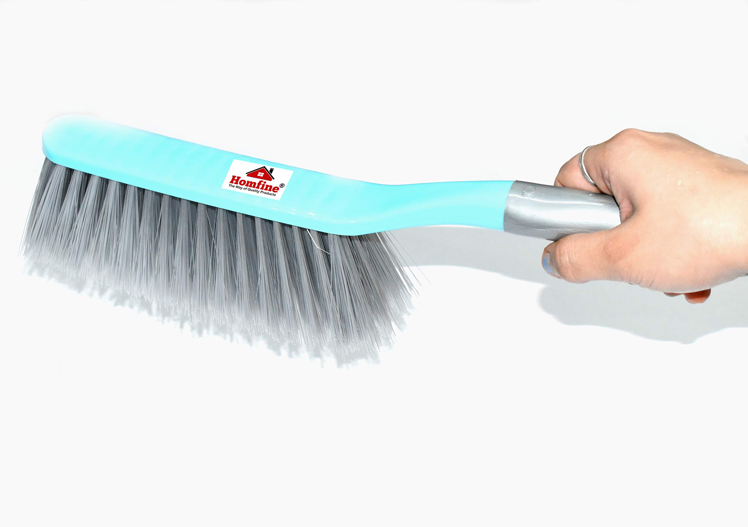 Homfine Carpet Cleaning Handy Brush with Semi Hard Flexible Bristles for Cleaning/Dusting Carpet, Car Seat, Curtains, Mats and Household Upholstery (Aqua Green) (B08H8B9KFX) Amazon Price History, Amazon Price Tracker