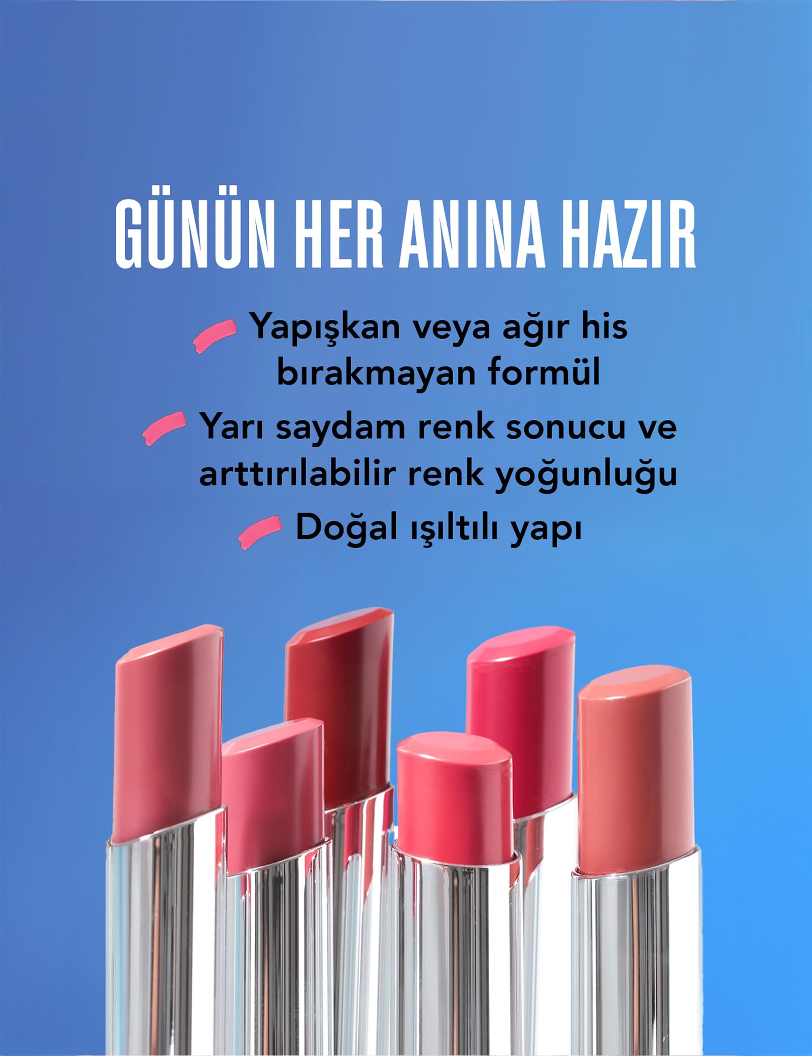 Flormar Nemlendirici Parlak Ruj- Sheer Up Lipstick - 022 Daring Whisper - 8682536097949