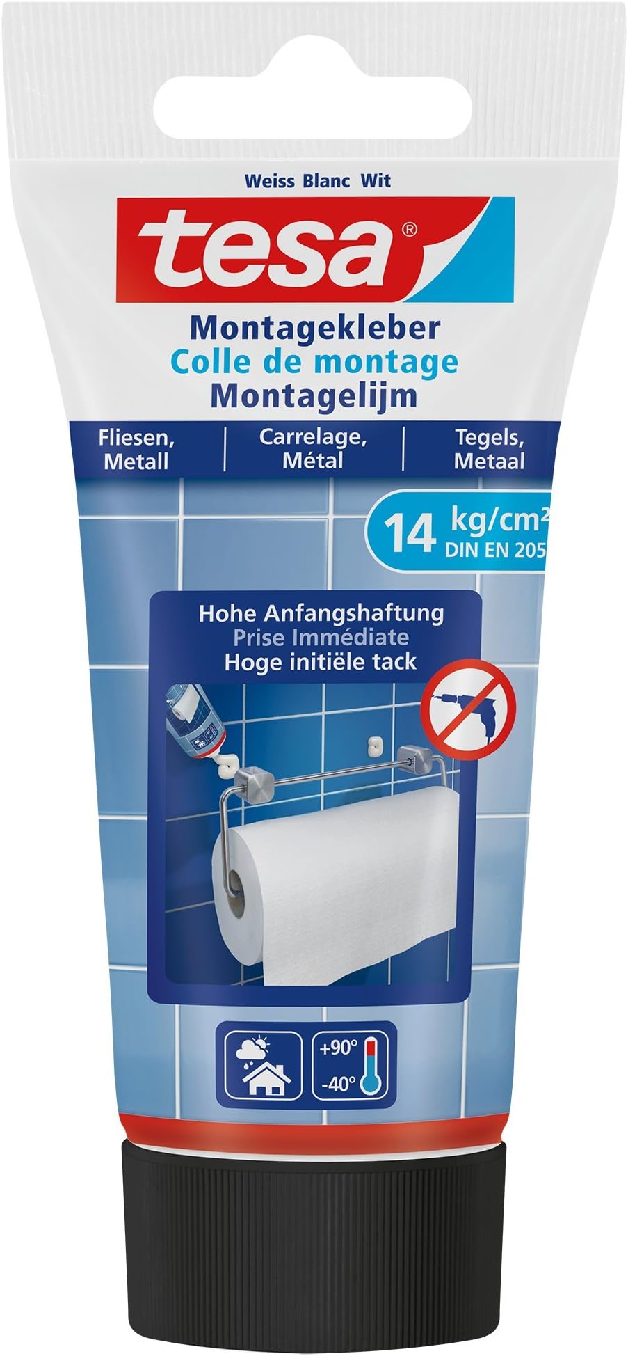 tesa Tile and Metal Mounting Adhesive 110g