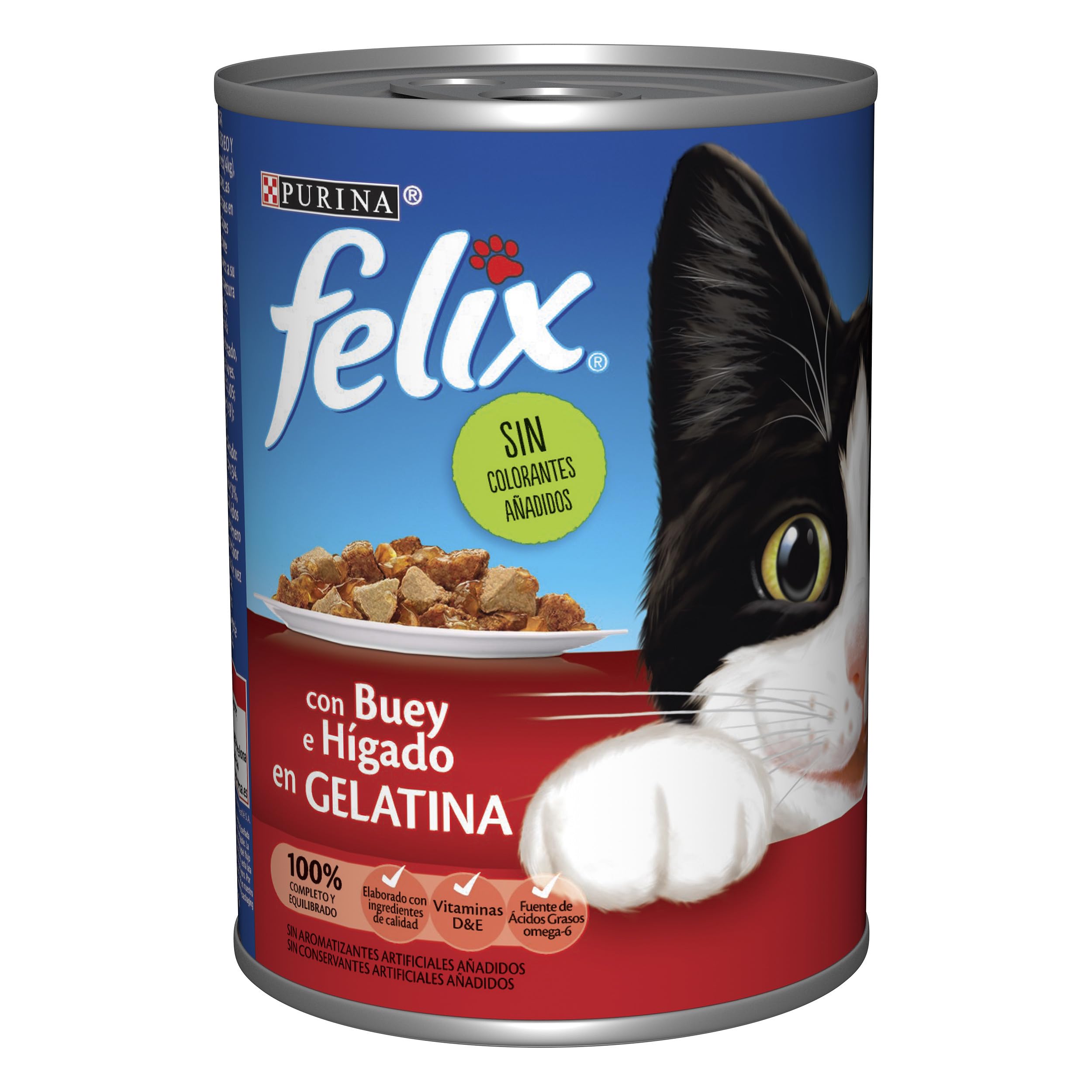Purina Felix Feline Adult Multi Trozo Gelatina Buey Higado 24X400Gr 9600 g