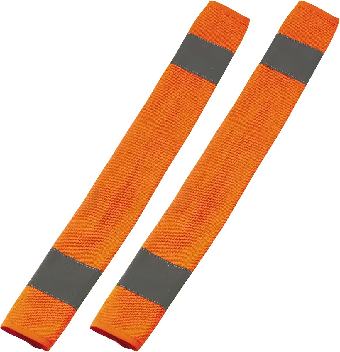GloWear 8004 High Vis Safety Seat Belt Cover for Seatbelt Compliance, Reflective Accents for Enhanced Visibility, Orange