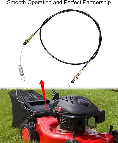 Miniatura 3 de Cable de control de embrague de repuesto 946-0908 746-0908 compatible con Cub Cadet MTD Troy Bilt Craftsman 60 RTS50 RT A430 440214 440 430 A430