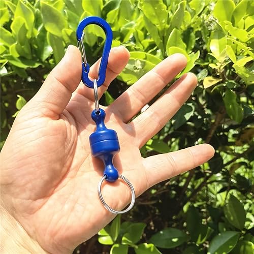 Miniatura 4 de Inf-way 3 piezas de anillos divididos con imanes súper fuertes, ganchos para llavero, soporte magnético de liberación de red, imanes para