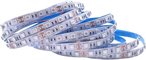 Miniatura 2 de TOPXCDZ Tira de luz LED UV de 12 V 164ft 5050 SMD 60 ledsm 395-405 nm impermeable rayos ultravioleta morado lámpara de cinta para DJ fluorescencia