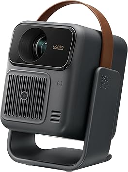 Wanbo ToGo Pro 2026 Portable Outdoor Projector, Ultra - long 3.5 hrs Battery, Google TV 14, 4K Support, 1080P FHD Smart Projector, Real - Time Focus, for Camping Travel & Indoor & Home, Go - anywhere