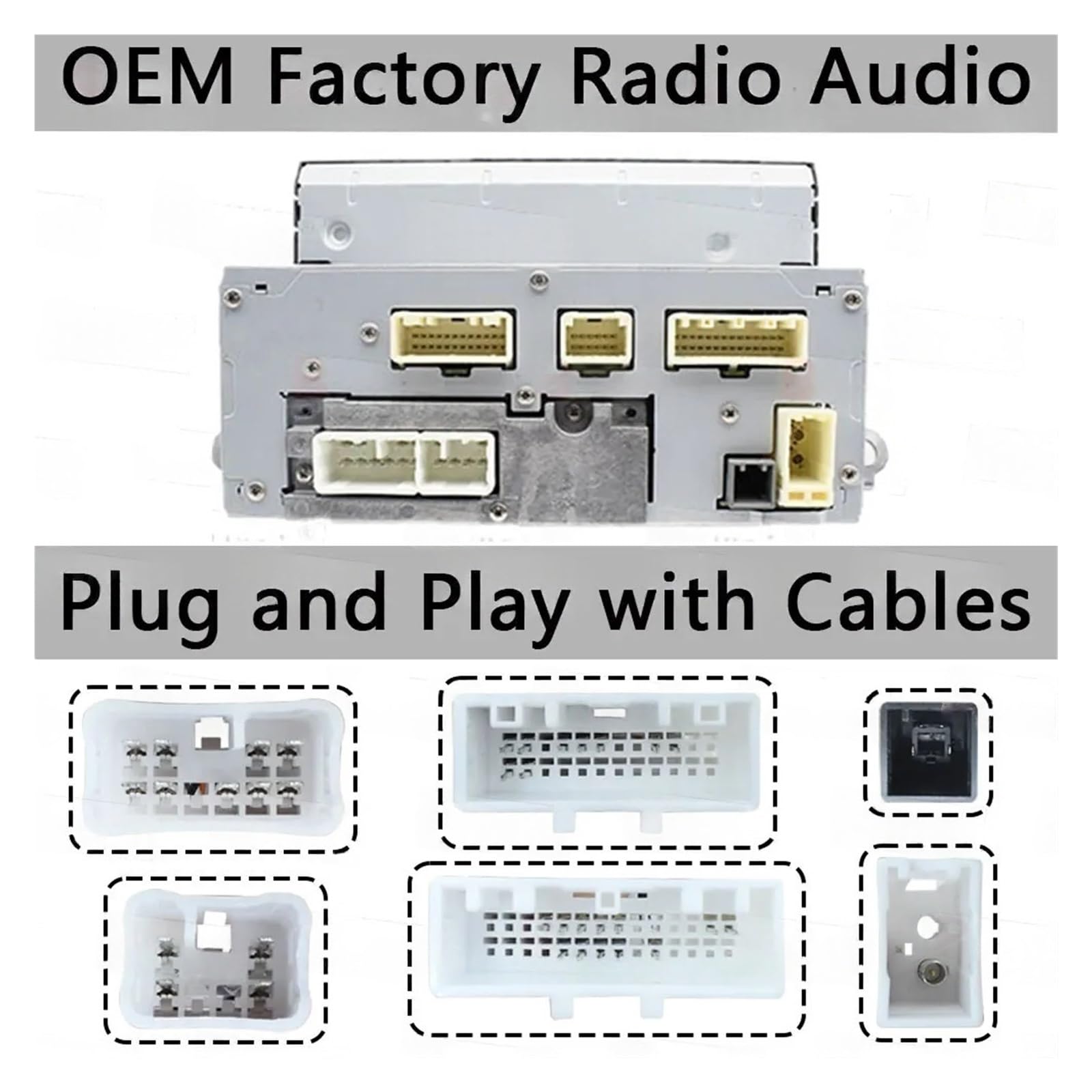 Cavo di alimentazione radio Android 16PIN compatibile con Toyota Car Corolla Auris RAV4 Fortuner Highlander Kluger Hilux Cablaggio stereo(Cable canbus-A)