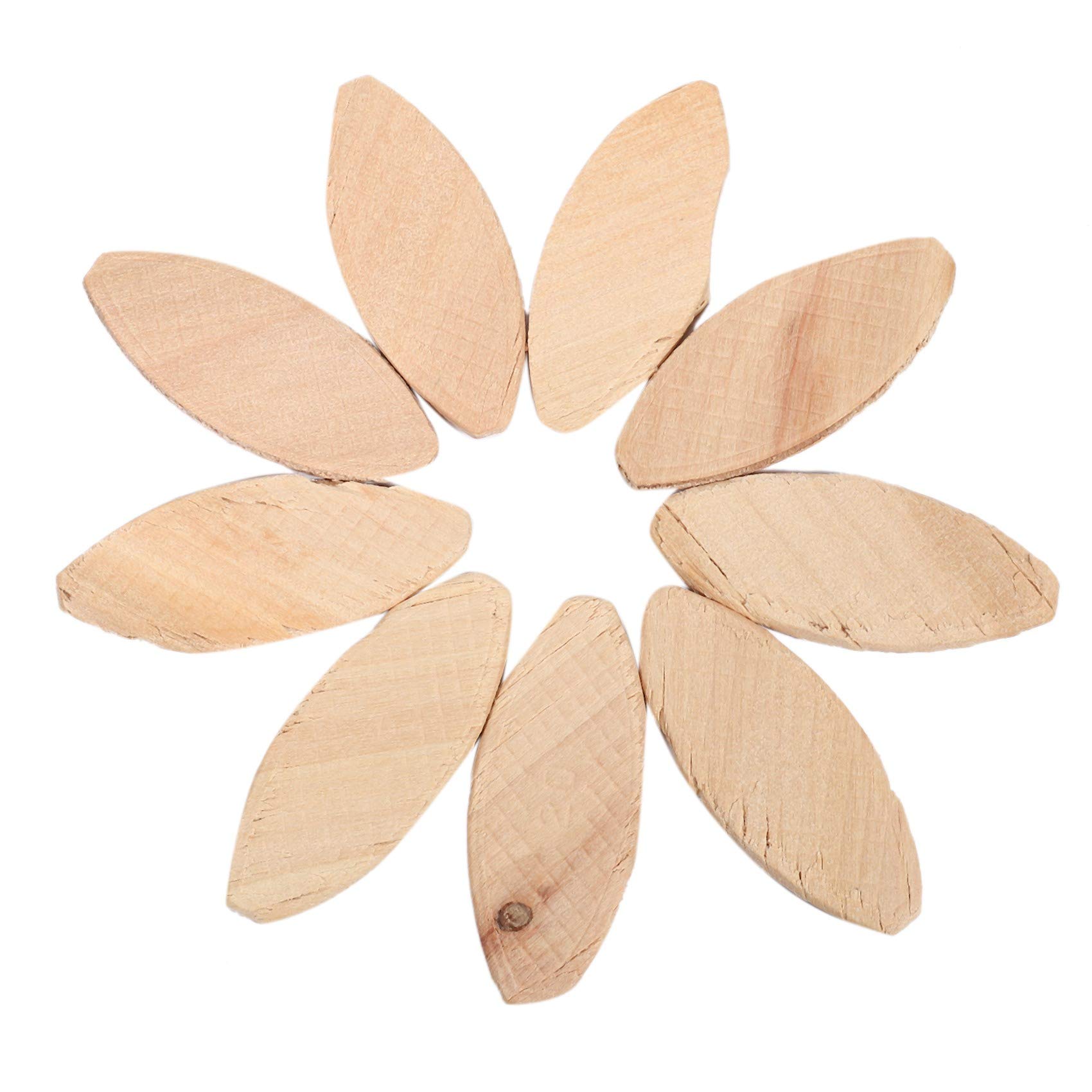 Fuhjythy 100Pcs No.20# Assorted Wood for Tenon Machine Woodworking Biscuit Jointer