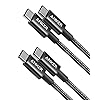 Anker USB C to USB C Charger Cable, Nylon USB-C to C Cable (3ft, 2-Pack), 60W (3A) for iPhone 17/16/15, iPad Pro, Samsung Galaxy, MacBook Pro,and More Anker USB C to USB C Charger Cable, Nylon USB-C to C Cable (3ft, 2-Pack), 60W (3A) for iPhone 17/16/15, iPad Pro, Samsung Galaxy, MacBook Pro,and More