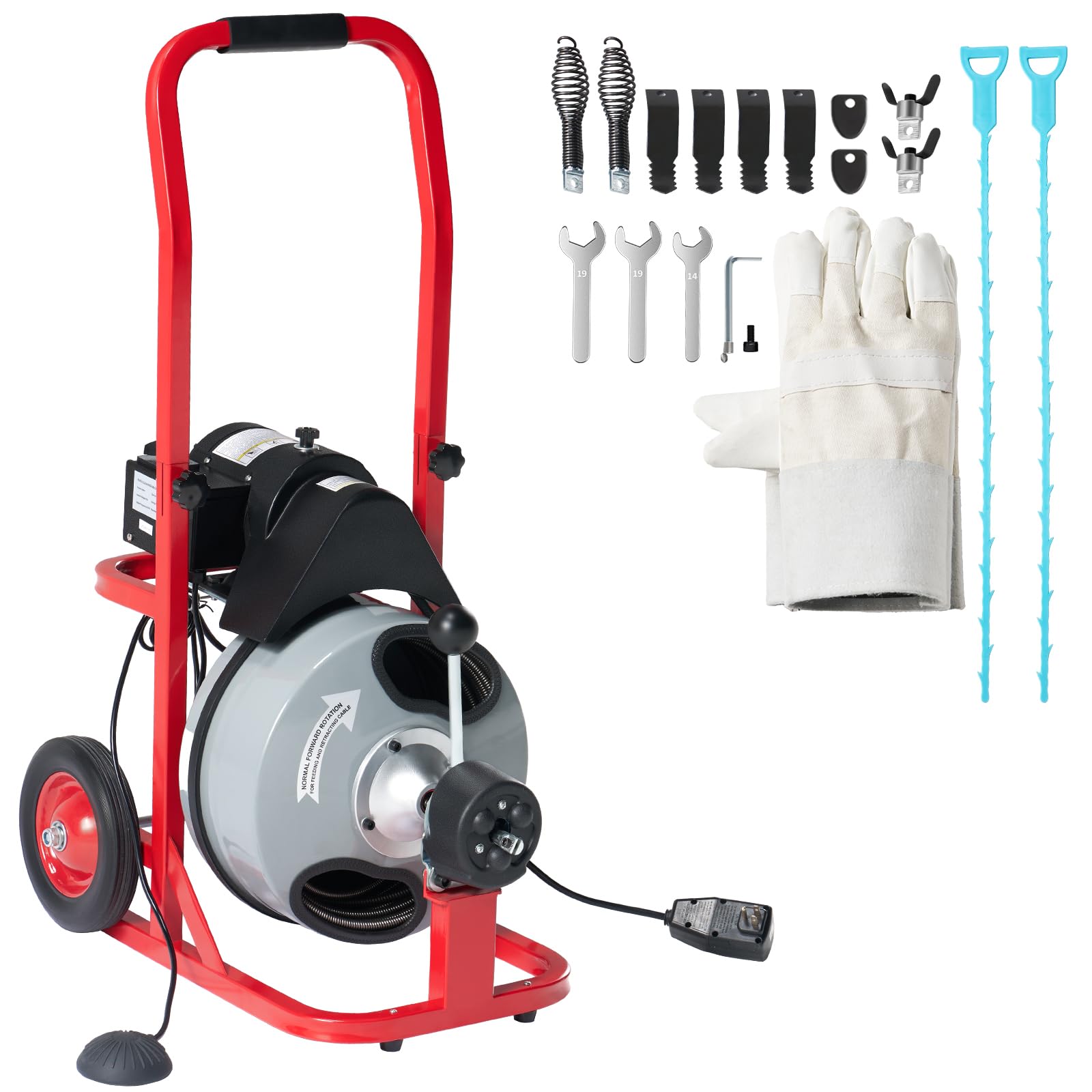 Albott 75 FT Drain Cleaner Machine