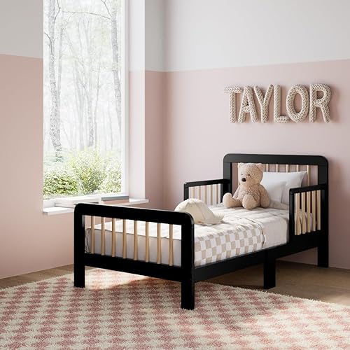 Vista 33 de Storkcraft Pasadena - Cama infantil (negro) – Certificado GREENGUARD Gold, se adapta a colchones estándar de cuna y niños pequeños, barandillas