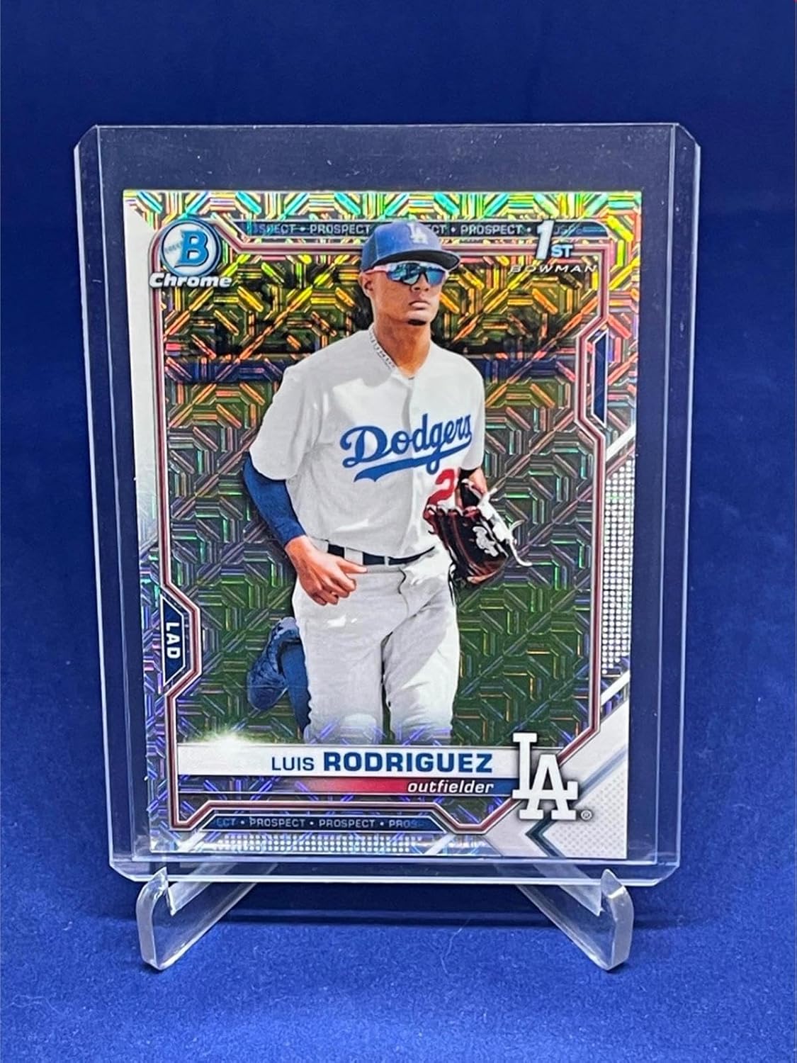 Luis Rodriguez 2021 Topps Bowman Chrome 1st Bowman Mega Box Refractor # 196 - Baseball Cards