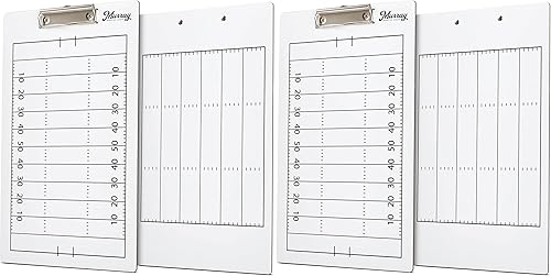 Vista 15 de Murray Sporting Goods Portapapeles de borrado en seco Pizarra blanca de borrado en seco de doble cara