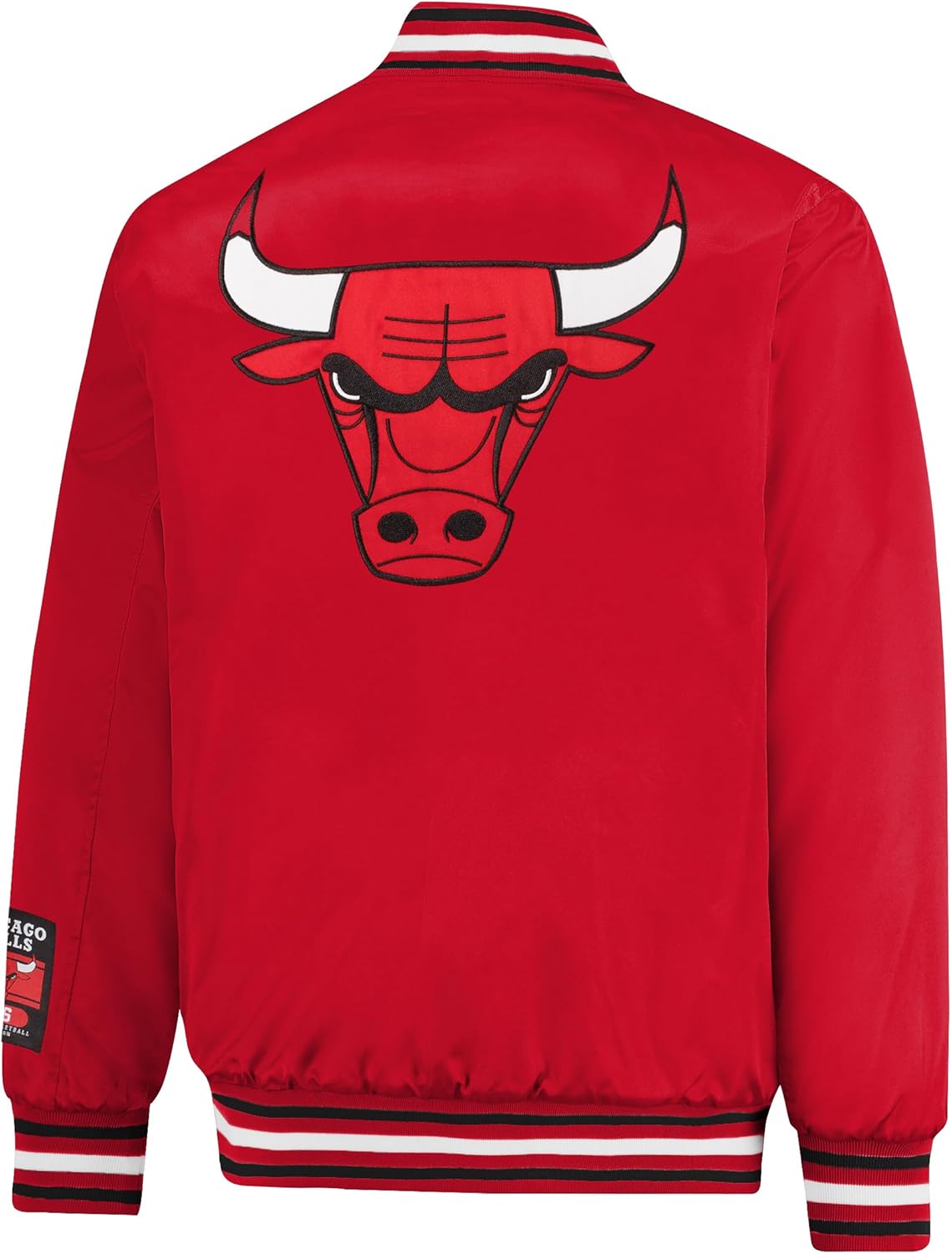 Ultra Game Mens NBA Official Smashing Records Satin Jacket - Image 3