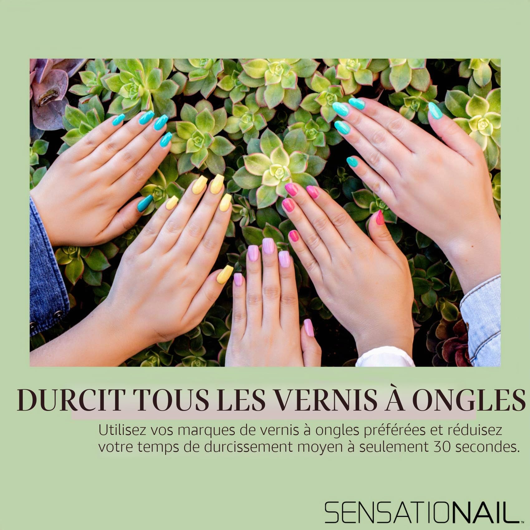 SENSATIONAIL Lampe LED gel pour vernis gel, lampe LED Pro 3060 dans une boîte